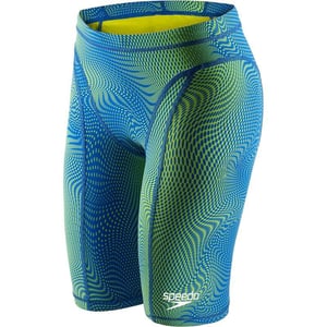 Speedo Mens Swimsuit Jammer VanquisherBlueGreen