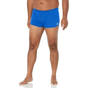 Speedo Mens Swimsuit Square Leg Endurance SolidSpeedo Blue