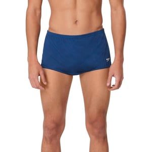 Speedo Mens Swimsuit Square Leg Poly Mesh Training SuitNavy