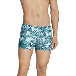 Speedo Mens Swimsuit Square Leg PrintedGreen