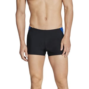 Speedo Mens Swimsuit Square Leg PrintedLogo Speedo Blue