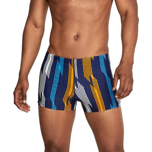 Speedo Mens Swimsuit Square Leg PrintedSea Ridge Oriole