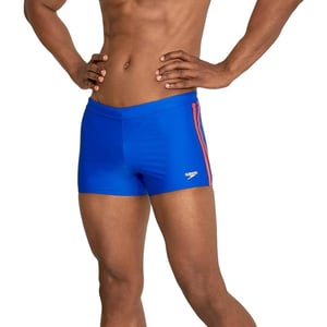 Speedo Mens Swimsuit Square Leg SpliceSpeedo Blue