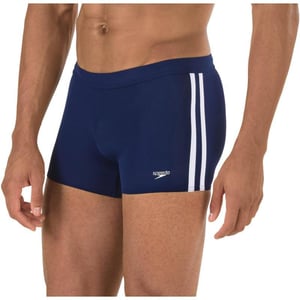 Speedo Mens Swimsuit Square Leg SpliceSpeedo Navy