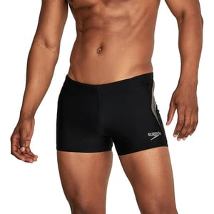 Speedo Mens Swimsuit Square Leg SpliceSplice Anthracite