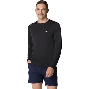 Speedo Mens Uv Swim Shirt Graphic Long Sleeve TeeBondi Anthracite