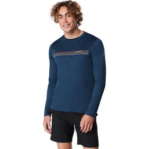 Speedo Mens Uv Swim Shirt Graphic Long Sleeve TeeMoonlit Ocean