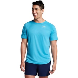 Speedo Mens Uv Swim Shirt Short Sleeve Fitness RashguardPool