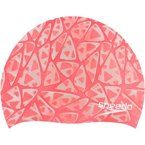 Speedo UnisexAdult Swim Cap Silicone  Manufacturer DiscontinuedCaged Coral