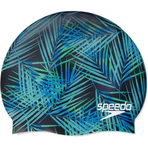 Speedo UnisexAdult Swim Cap Silicone Elastomeric  Manufacturer DiscontinuedCeramic Multi