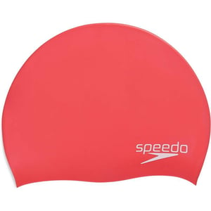 Speedo UnisexAdult Swim Cap Silicone Elastomeric  Manufacturer DiscontinuedPEACH