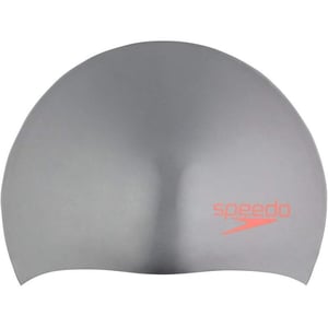 Speedo UnisexAdult Swim Cap Silicone Elastomeric  Manufacturer DiscontinuedPlatinum