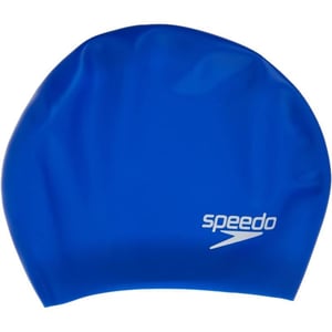 Speedo UnisexAdult Swim Cap Silicone Long HairBlue