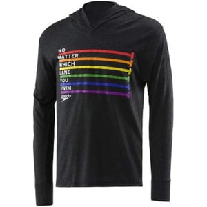 Speedo UnisexAdult TShirt Hoodie Pull OverPride Rainbow Brights