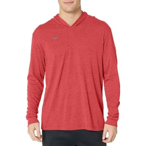 Speedo UnisexAdult TShirt Hoodie Pull OverSpeedo Red