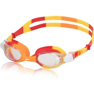 Speedo UnisexChild Swim Goggles Skoogle Ages 38Red Orange Tie Dye