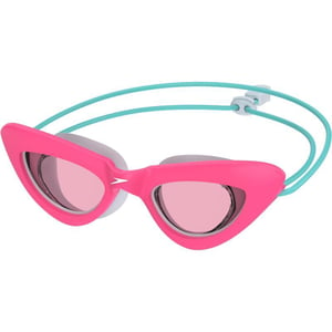 Speedo UnisexChild Swim Goggles Sunny G Ages 38Cat Eye Flare Pink