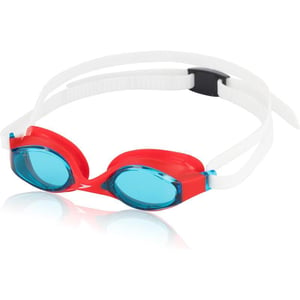 Speedo UnisexChild Swim Goggles Super Flyer Ages 3  8Speedo RedBlue