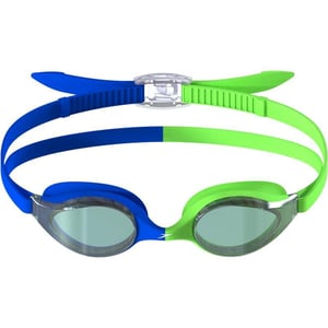 Speedo Unisexchild Swim Goggles Junior Hyper Flyer Ages 614Lumo GreenJadeSilver Ltd Mirrored