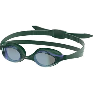 Speedo Unisexchild Swim Goggles Junior Hyper Flyer Ages 614Tlat Dark Green SteelIrismirror