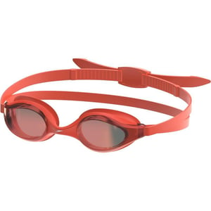 Speedo Unisexchild Swim Goggles Junior Hyper Flyer Ages 614Tlat Orange SteelCrimsonmirror