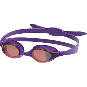 Speedo Unisexchild Swim Goggles Junior Hyper Flyer Ages 614Tlat Purple SteelCrimsonmirror