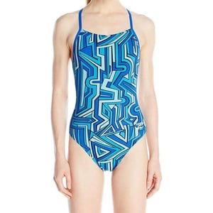 Speedo Women Conquers All Touch Back SwimsuitBlue