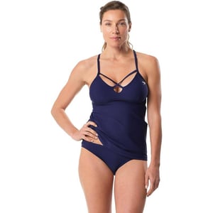 Speedo Womens Aqua Elite Strappy TankiniStarry Blue