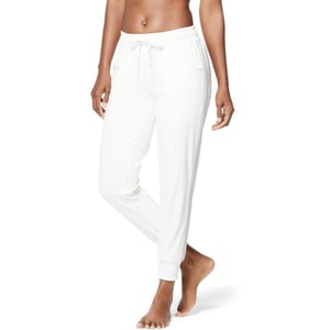 Speedo Womens Jogger Pants Relaxed Fit Team Warm UpWhite Active