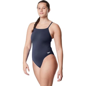 Speedo Womens Standard Swimsuit One Piece Endurance Strappy SolidSpeedo Navy