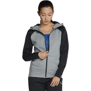 Speedo Womens Sweatshirt Full Zip Hooded Jacket Team Warm UpMonument