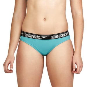 Speedo Womens Swimsuit Bottom Bikini Creora Highclo HipsterRib Porcelain