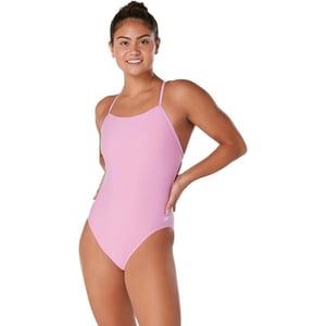 Speedo Womens Swimsuit One Piece Endurance YBackViolet Tulle