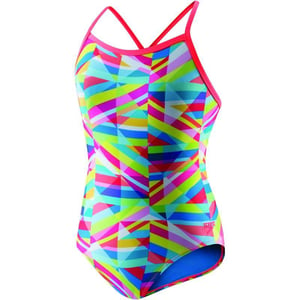 Speedo Womens Swimsuit One Piece ProLT Propel Back Printed  Manufacturer DiscontinuedBlueOrange