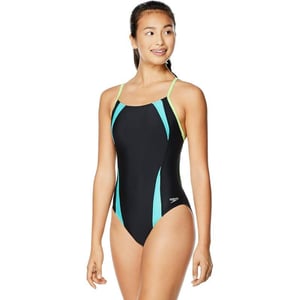 Speedo Womens Swimsuit One Piece Prolt Flipback PrintedCeramic