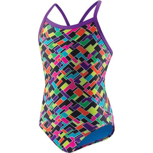 Speedo Womens Swimsuit One Piece Prolt Propel Back PrintedDiscontinuedMulti