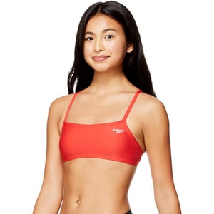 Speedo Womens Swimsuit Top Bikini Endurance Strappy Back DemiBittersweet