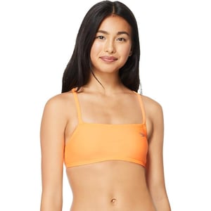 Speedo Womens Swimsuit Top Bikini Endurance Strappy Back DemiOrange Pop