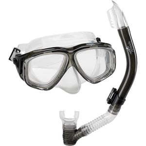 Speedo Adventure Swim Mask amp Snorkel SetGrey SIOC