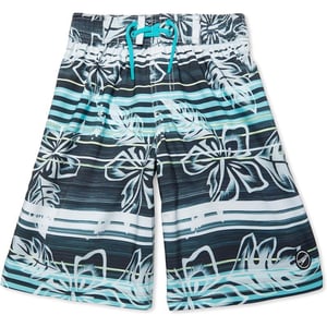 Speedo Boys Swim Trunk Knee Length Boardshort EBoard PrintedFloral Anthracite