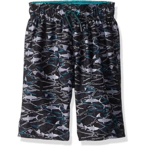 Speedo Boys Swim Trunk Knee Length Printed VolleyDiscontinuedShark Marine Green