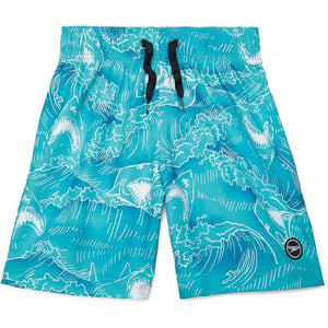 Speedo Boys Swim Trunk Mid Length Redondo PrintedShark Ceramic