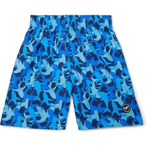 Speedo Boys Swim Trunk Mid Length Redondo PrintedShark Ibiza Blue