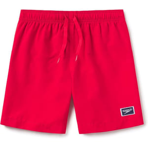 Speedo Boys Swim Trunk Mid Length Redondo Solid2023 High Risk Red