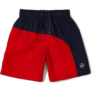 Speedo Boys Swim Trunk Mid Length Redondo SolidBlock High Risk Red