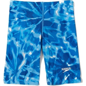 Speedo Boys Swimsuit Jammer Begin to Swim SolidTidal Pool Electric Blue