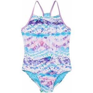 Speedo Girls Thin Strap One Piece SwimsuitPurple