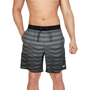 Speedo Mens Swim Trunk Mid Length SeasideDigital Anthracite