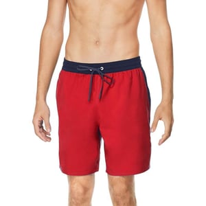 Speedo Mens Swim Trunk Mid Length SeasideHigh Risk Red