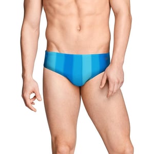 Speedo Mens Swimsuit Brief Endurance Lite Turnz PrintedBlue Jewel